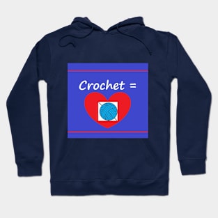 Crochet Equals Love Hoodie